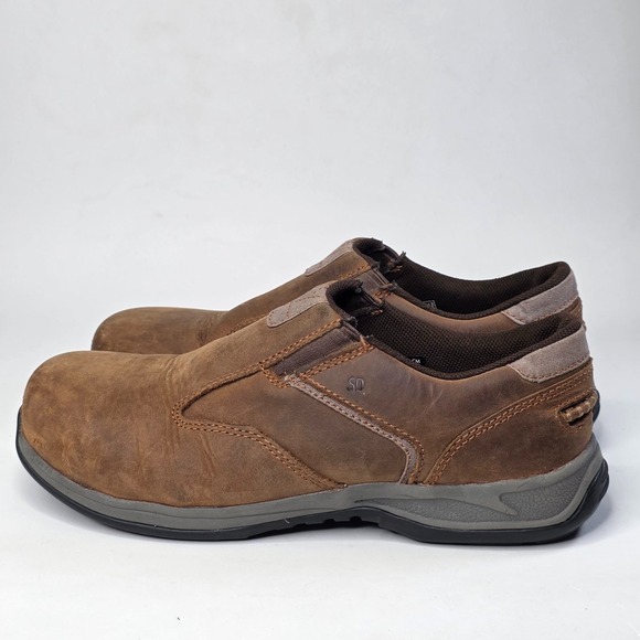 Red Wing Mens Safety Toe Shoes Size 8.5 Brown Leather Slip On Oil Slip Resistant main image 5